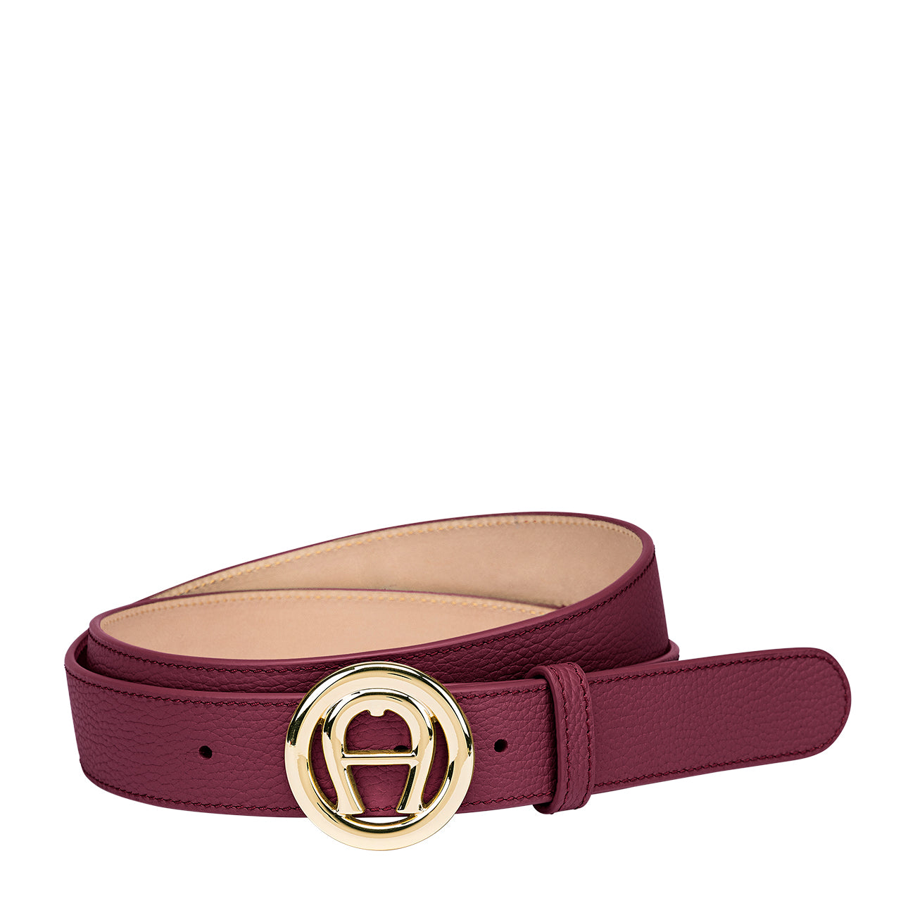 ALONA BELT 3CM BURGUNDY Etienne AIGNER