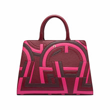 Load image into Gallery viewer, CYBILL ASSEMBLAGGIO HANDBAG M | BURGUNDY