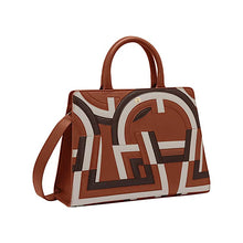 Load image into Gallery viewer, CYBILL ASSEMBLAGGIO HANDBAG M | DARK COGNAC