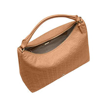 Load image into Gallery viewer, ZITA LOGO HOBO BAG M | PECAN BROWN