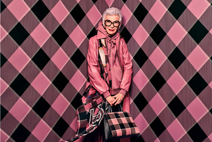 TWO ICONS TOGETHER GET A LEGEND IRIS APFEL FOR AIGNER – FALL/WINTER 2019