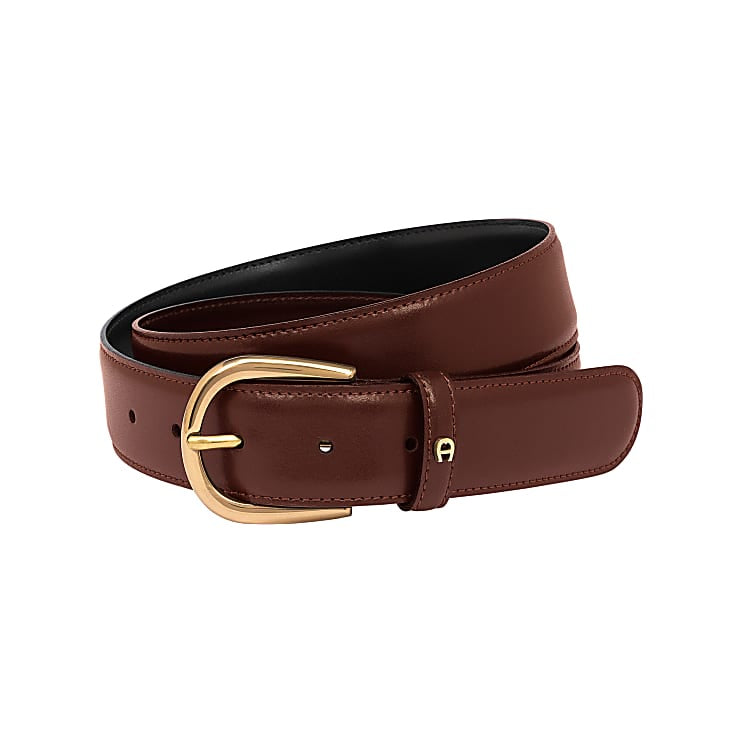 BUSINESS BELT 3.5 CM | ANTIC RED