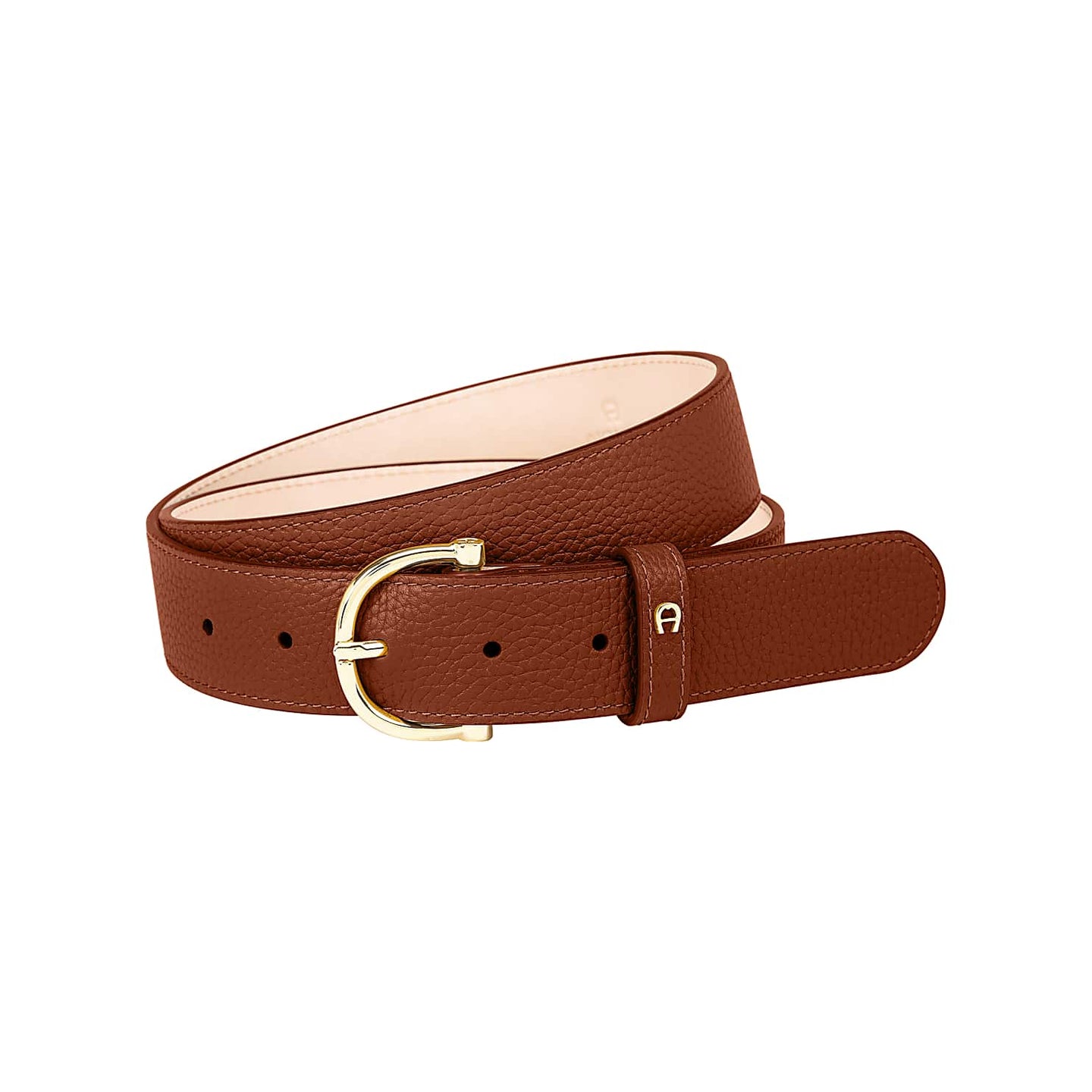 DELIA BELT 3.5CM | DARK COGNAC