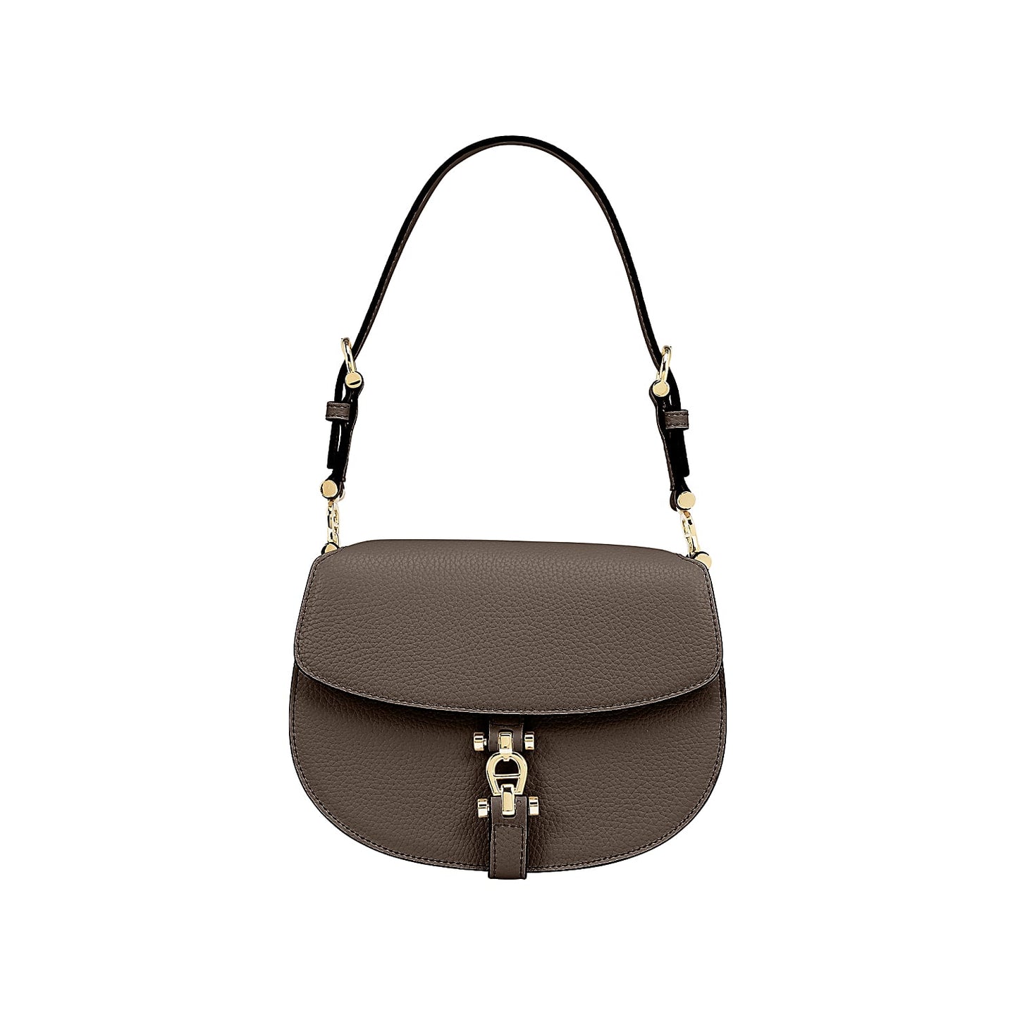 DELIA SHOULDER BAG S | COAL BROWN