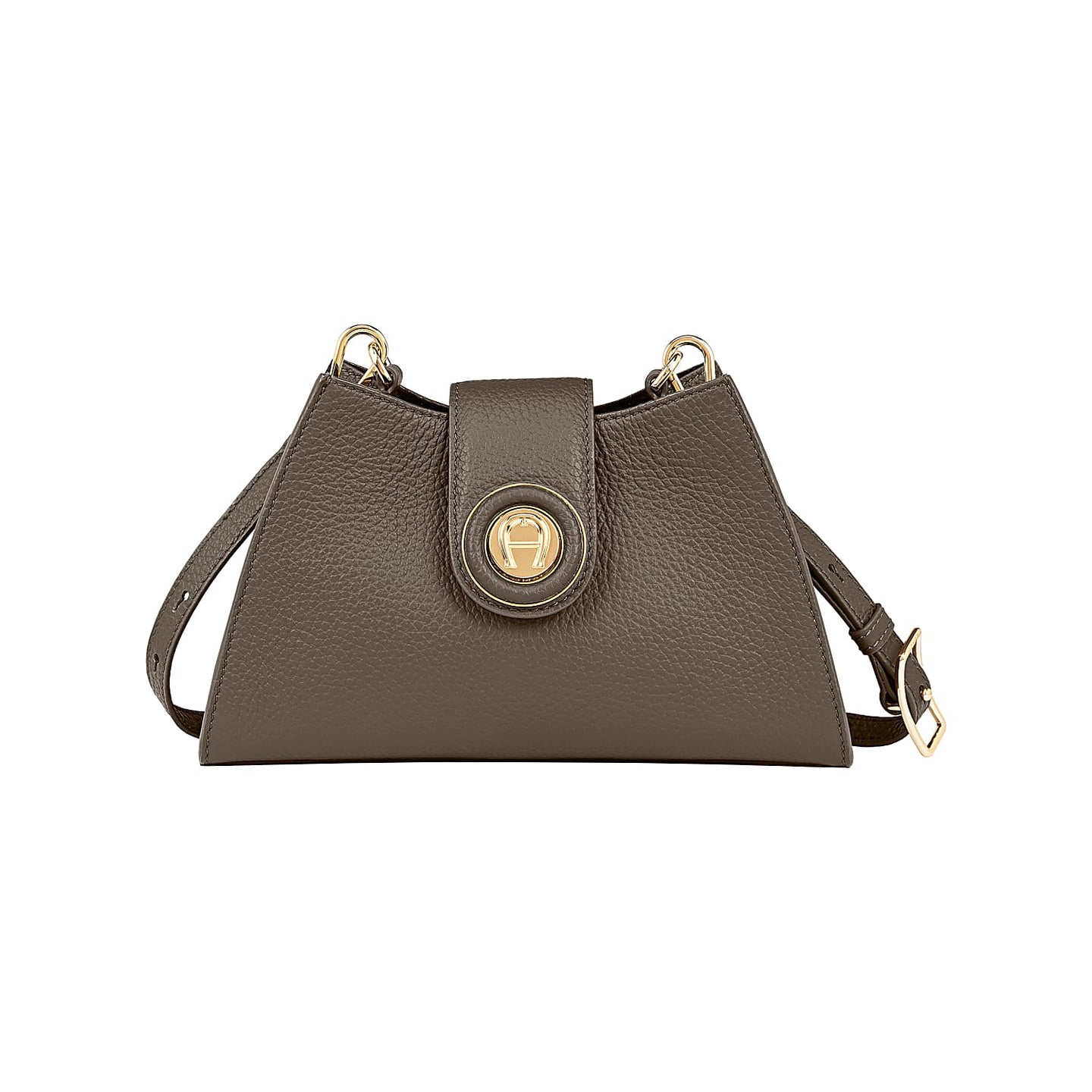 TRIA SHOULDER BAG S | COAL BROWN - AIGNER