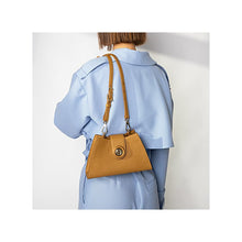 Load image into Gallery viewer, TRIA SHOULDER BAG S | COAL BROWN - AIGNER
