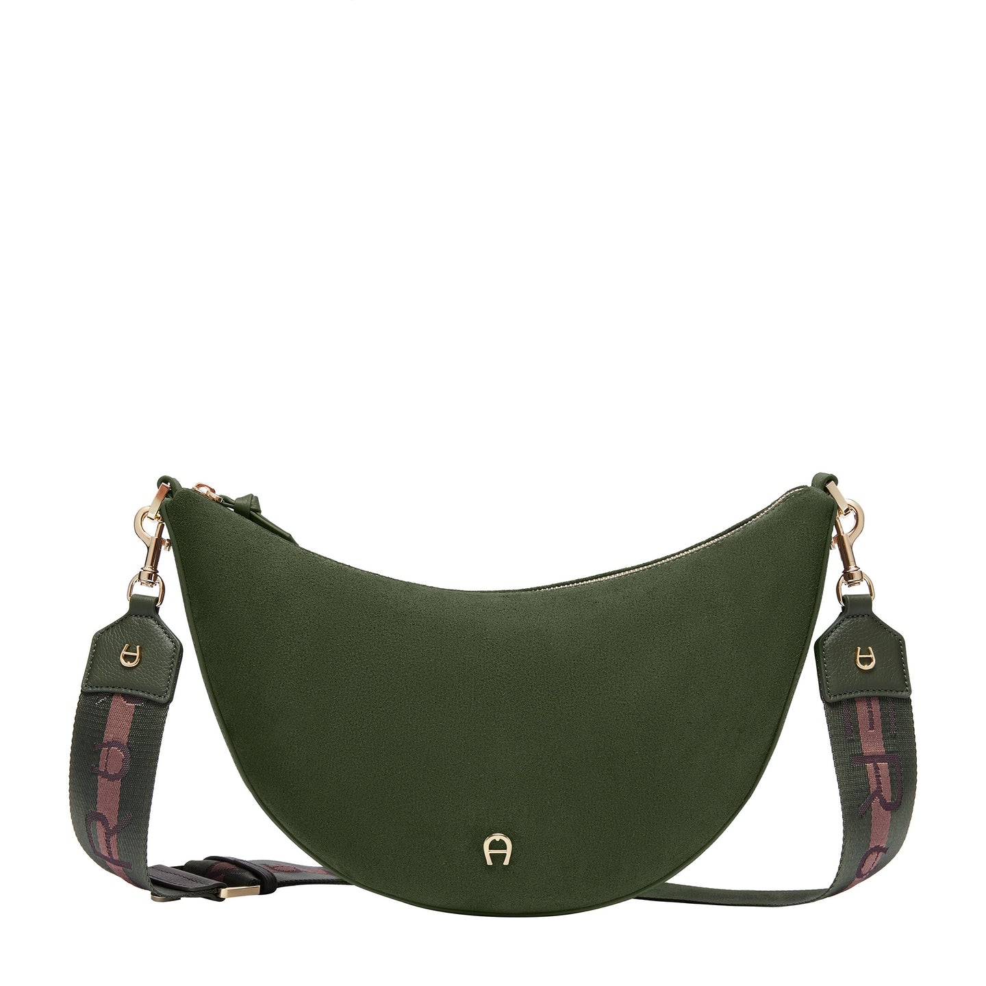 ZITA SUEDE SHOULDER BAG M | HUNTER GREEN