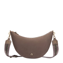 Load image into Gallery viewer, ZITA SUEDE SHOULDER BAG M | COAL BROWN
