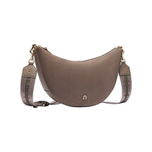 Load image into Gallery viewer, ZITA SUEDE SHOULDER BAG M | COAL BROWN
