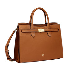 Load image into Gallery viewer, FARAH HANDBAG L | COGNAC BROWN - AIGNER
