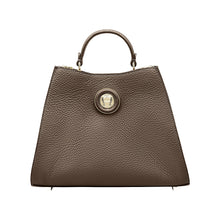 Load image into Gallery viewer, TRIA HANDBAG M | COAL BROWN - AIGNER
