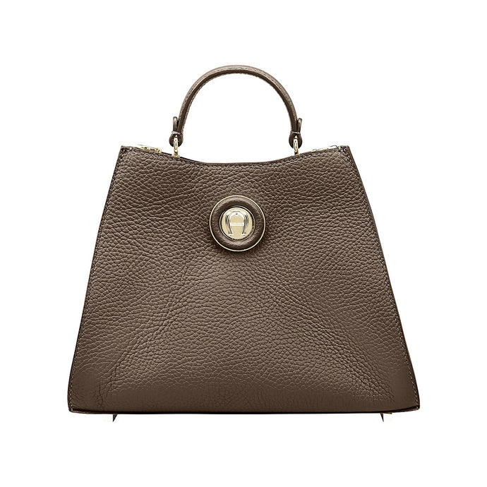 TRIA HANDBAG M | COAL BROWN - AIGNER