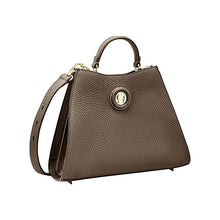 Load image into Gallery viewer, TRIA HANDBAG M | COAL BROWN - AIGNER
