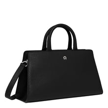 Load image into Gallery viewer, CYBILL HANDBAG STRETCH M | BLACK - AIGNER
