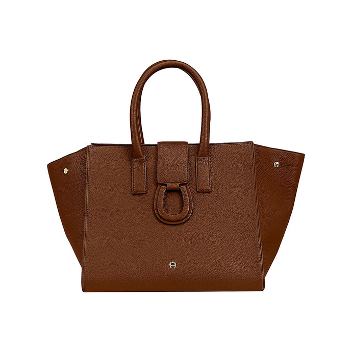 SELENA HANDBAG L | WALNUT BROWN - AIGNER