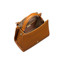 Load image into Gallery viewer, VIKA HANDBAG S | COGNAC BROWN
