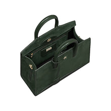 Load image into Gallery viewer, EVE NUBUCK HANDBAG S | HUNTER GREEN
