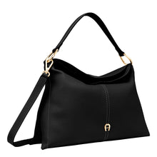 Load image into Gallery viewer, SAVANNAH HOBO BAG M | BLACK - AIGNER
