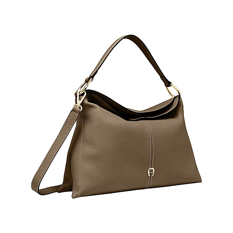 SAVANNAH HOBO BAG M TRENCH BEIGE – Etienne AIGNER