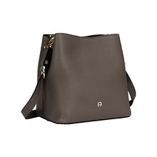 Load image into Gallery viewer, DELIA HOBO BAG S | COAL BROWN
