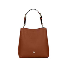 Load image into Gallery viewer, DELIA HOBO BAG S | DARK COGNAC
