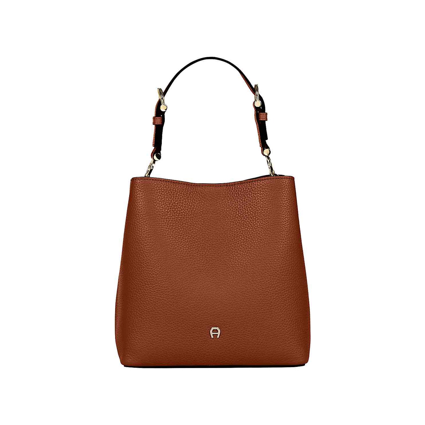 DELIA HOBO BAG S | DARK COGNAC