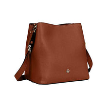 Load image into Gallery viewer, DELIA HOBO BAG S | DARK COGNAC
