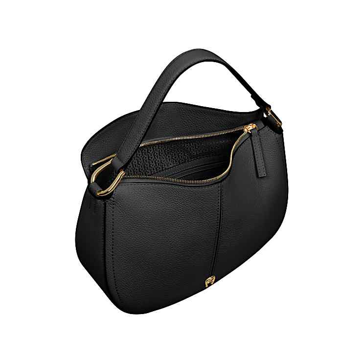 SAVANNAH HOBO BAG M | BLACK 0002 – Etienne AIGNER
