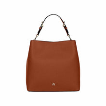 Load image into Gallery viewer, DELIA HOBO BAG M | DARK COGNAC
