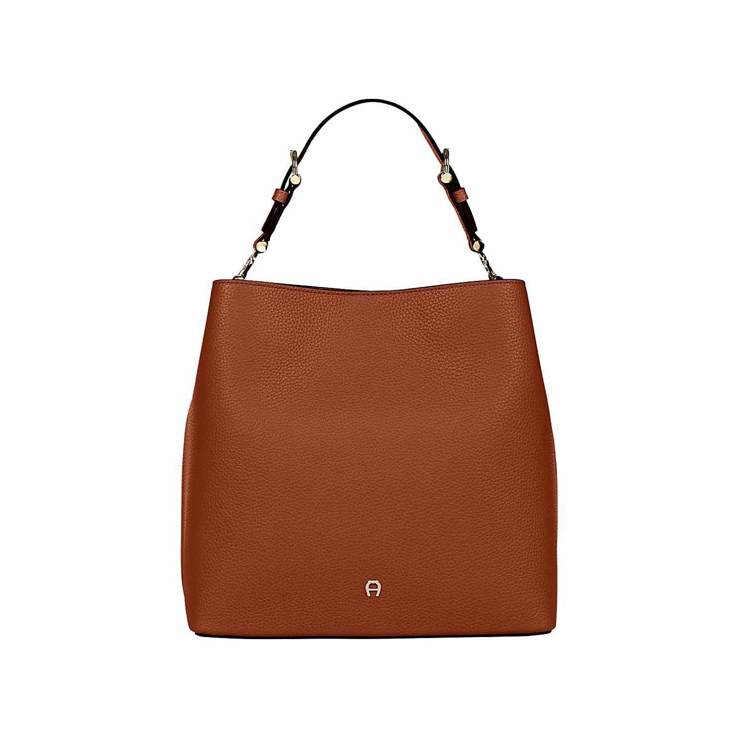 DELIA HOBO BAG M | DARK COGNAC