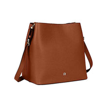 Load image into Gallery viewer, DELIA HOBO BAG M | DARK COGNAC
