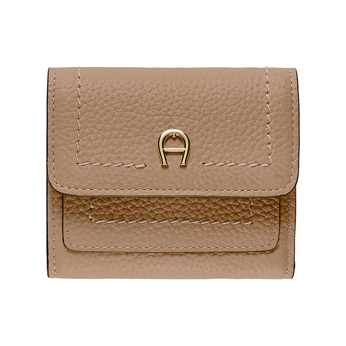 SAVANNAH CARD CASE | WARM TAUPE - AIGNER