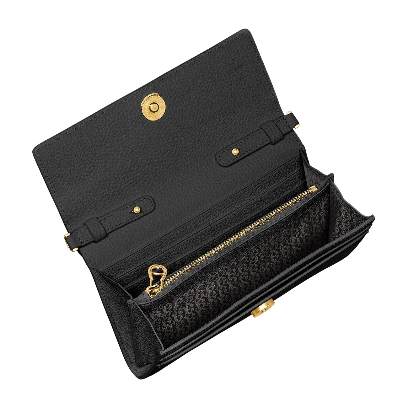 WALLET ON CHAIN BLACK Etienne AIGNER