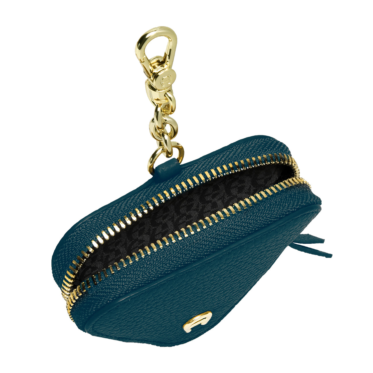 FASHION TRIANGLE COIN PURSE KEYCHAIN OCEANIC BLUE