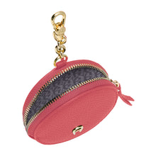Load image into Gallery viewer, FASHION CIRCLE COIN PURSE KEYCHAIN | DUSTY ROSE
