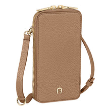Load image into Gallery viewer, FASHION PHONE POUCH | WARM TAUPE - AIGNER
