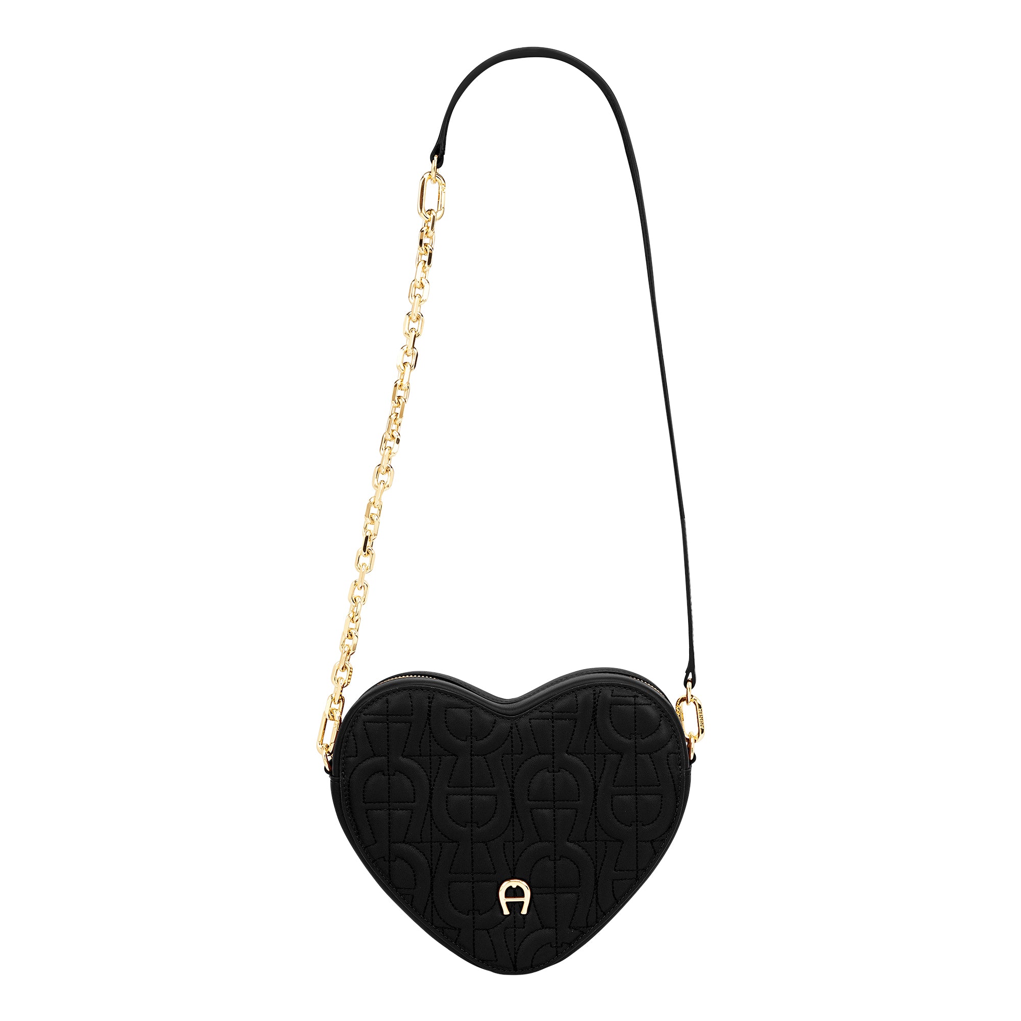 HEART POUCH BLACK