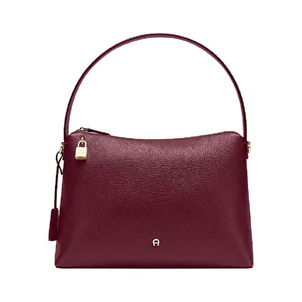 DELIA HOBO BAG M | BURGUNDY 0506