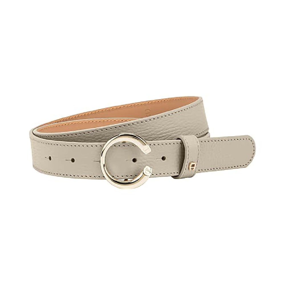 Logo belt 3 cm | Alpaca Beige