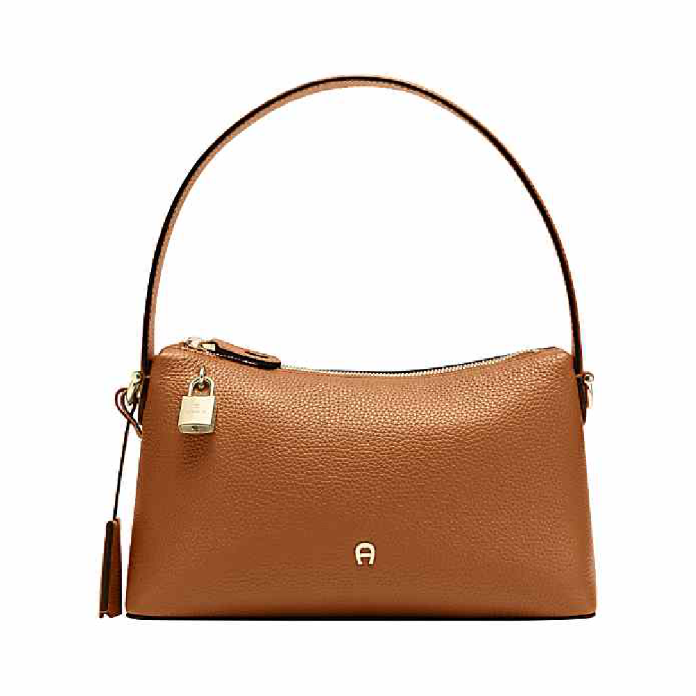 DELIA HOBO BAG S | COGNAC BROWN