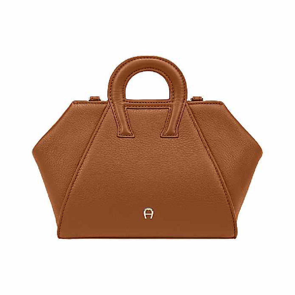 ELIZA SHOULDER BAG S | COGNAC BROWN