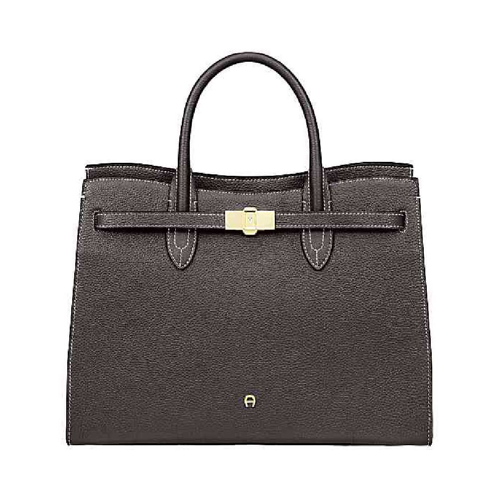 FARAH HANDBAG L | ACACIA BROWN