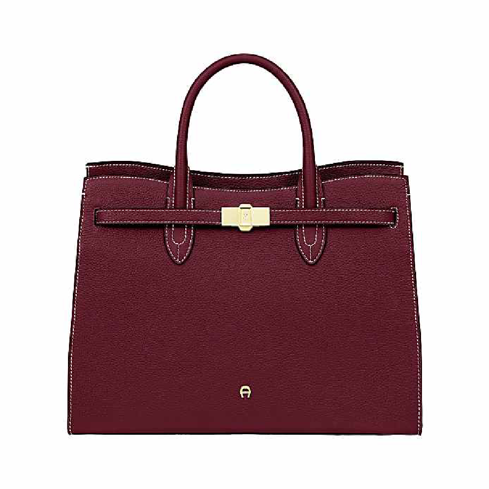 FARAH HANDBAG L | BURGUNDY