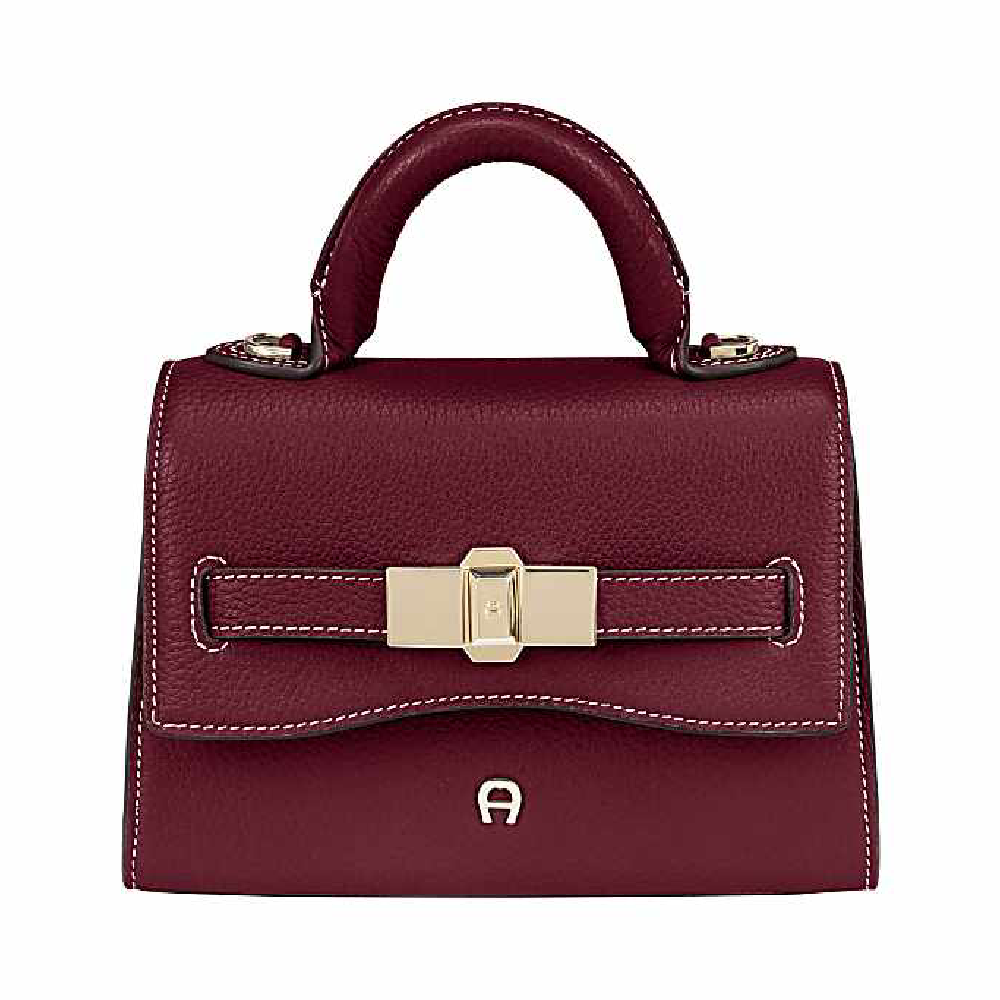 FARAH HANDBAG XS | BURGUNDY