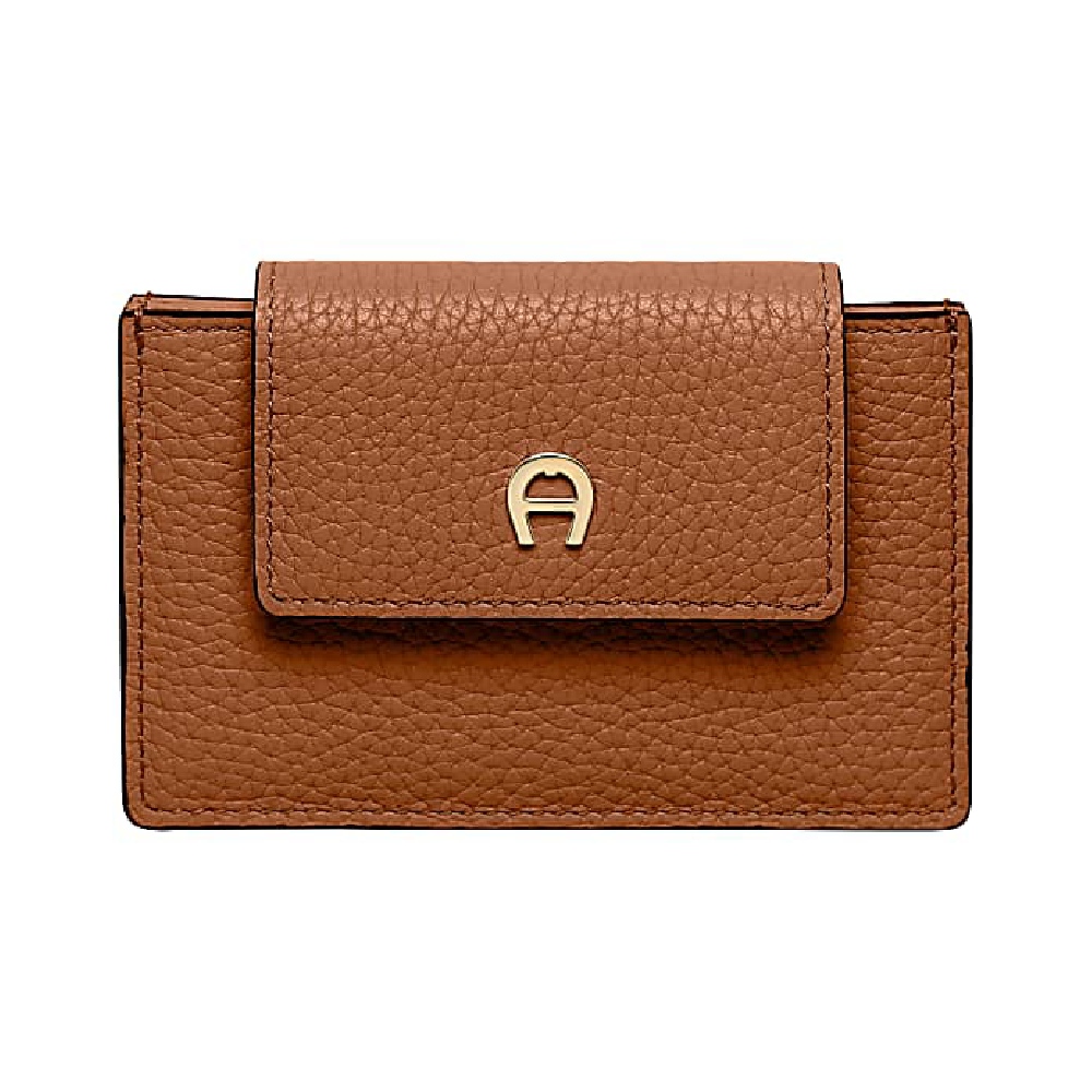 DELIA CARD CASE | COGNAC BROWN 0035