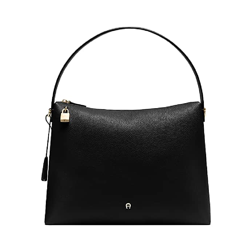 DELIA HOBO BAG L | BLACK