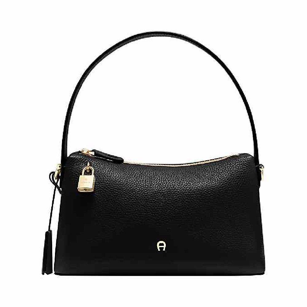 DELIA HOBO BAG S | BLACK  0002