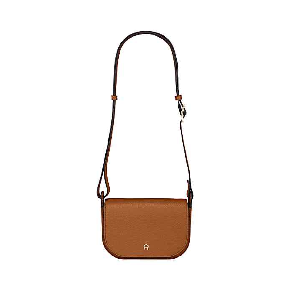 PURA SHOULDER BAG S | COGNAC BROWN