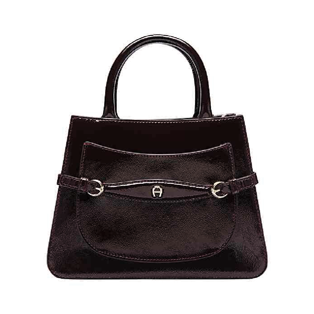 CAVALLO LACCA HANDBAG M | PORT RED