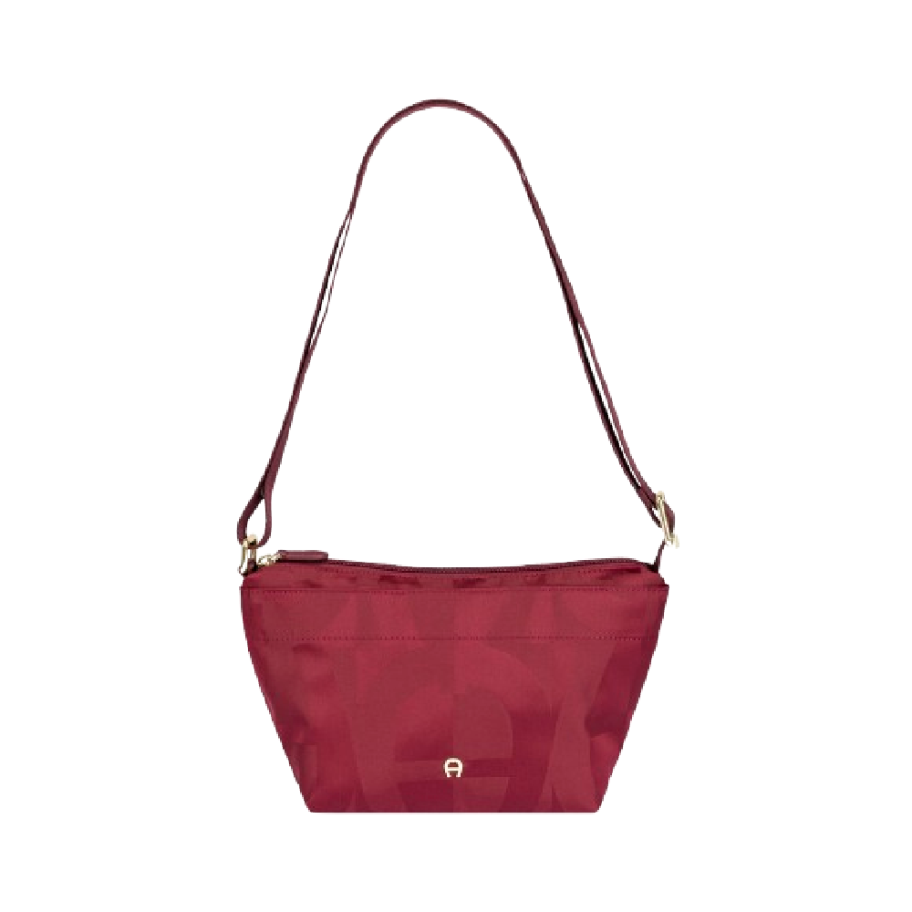 VIAGGIO SHOULDER BAG M | BURGUNDY